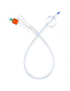 ALGÁLIA DE SILICONE 2 VIAS CH18 (CX 10 UND.)  (IVA INCLUÍDO)
