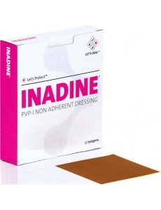 COMPRESSA DE INADINE 5x5CM ( EMB.25 UND.) (IVA INCLUÍDO)