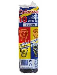  SACOS LIXO ROLO PRETO 50L 60X80  10 SACOS