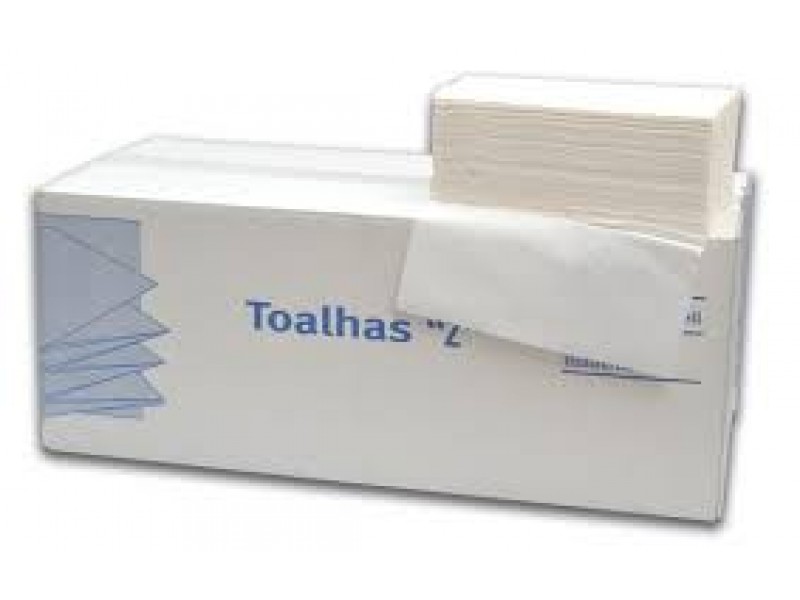 Papel Toalhas de Mão Zig Zag V-Tissue - 3000 Folhas (IVA INCLUÍDO) Papel Toalhas de Mão Zig Zag V-Tissue - 3000 Folhas (IVA INCLUÍDO)