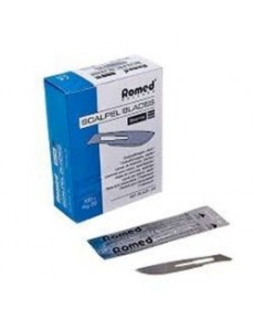 LAMINAS BISTURI No10 ROMED (EMB.100 UND.) (IVA INCLUÍDO)